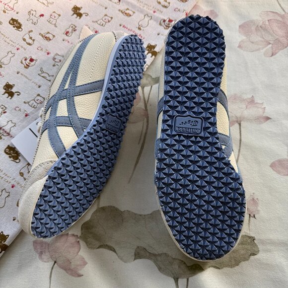 Onitsuka Tiger Women's Sneakers In White And Blue. - Picture 5 of 6